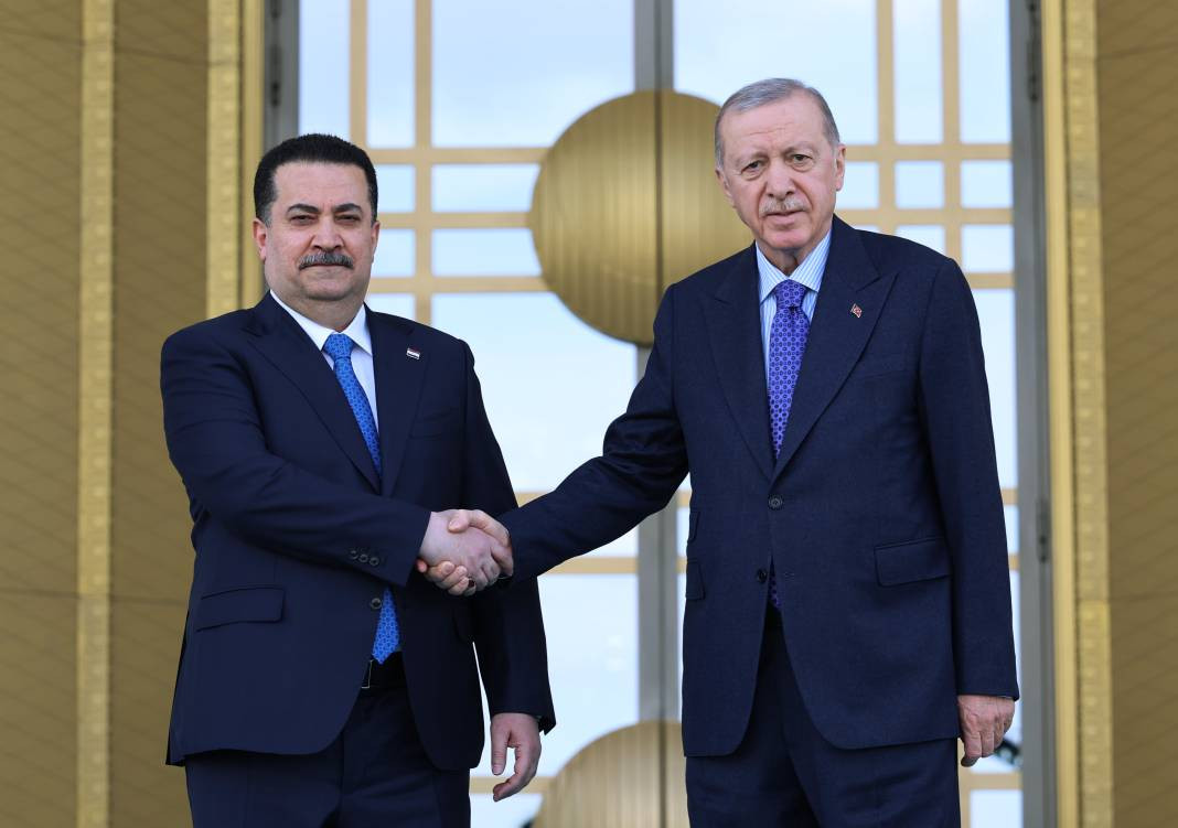 Irak Başbakanı Ankara’da! Külliye’de resmi tören: Sudani’den güç birliği mesajı... - Resim: 35